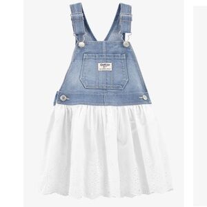 Oshkosh Baby denim eyelet dress